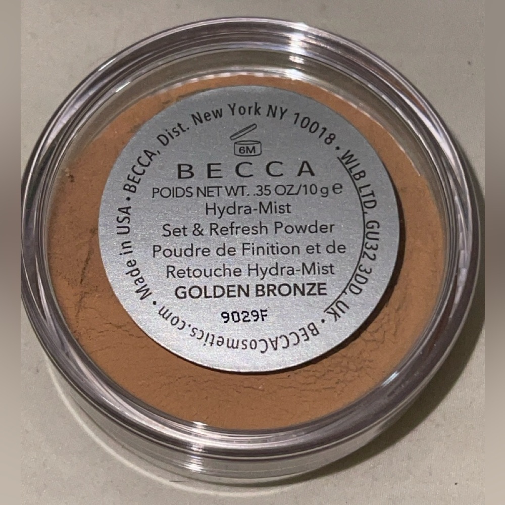 BECCA Golden Bronze Hydra-Mist Set & Refresh Powder NIB